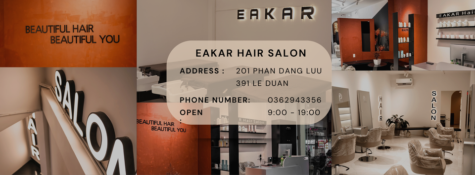 Tóc nhuộm balayage thời trang tại EAKAR Hair Salon Đà Nẵng