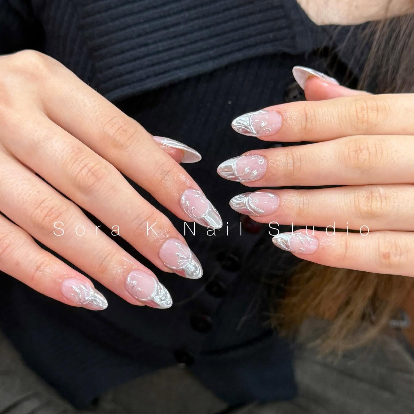 Sora K-Nails Studio Phan Châu Trinh Hải Châu Đà Nẵng nail phong cách Hàn Nhật