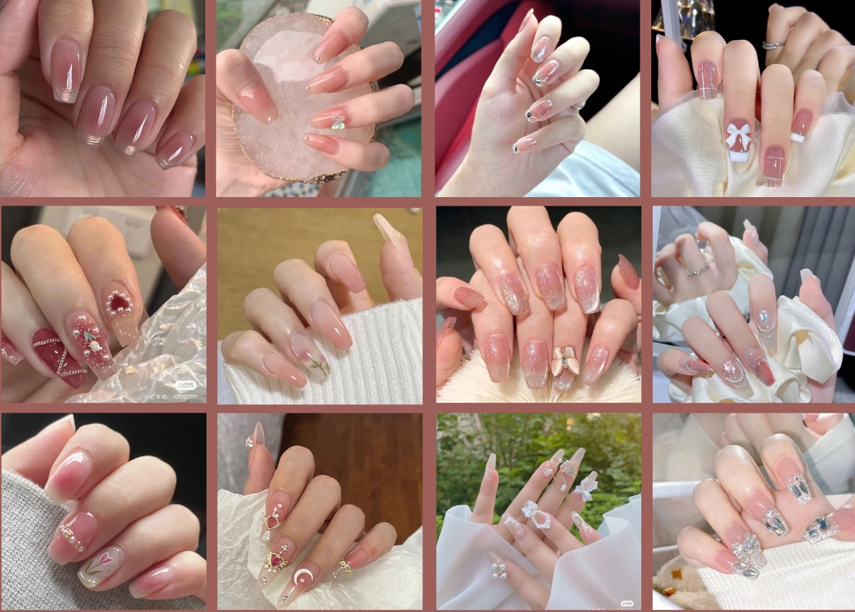 Các dịch vụ nail sơn gel, ombre và mắt mèo khi đặt lịch làm nail online